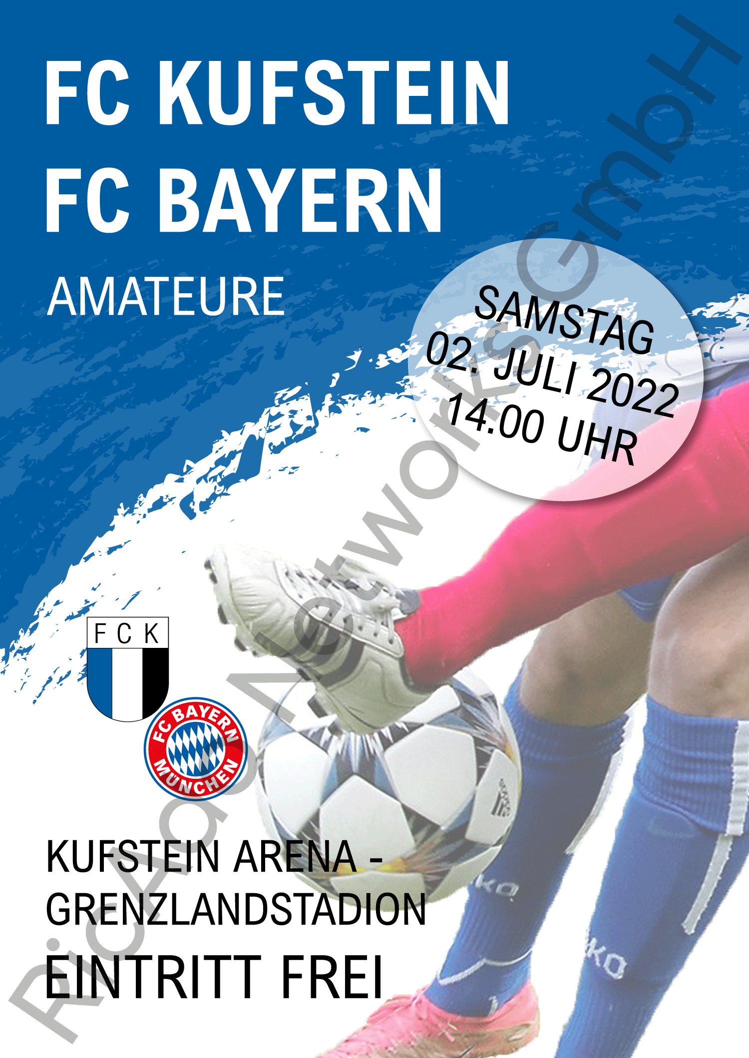 FC Kufstein Webflyer Muster